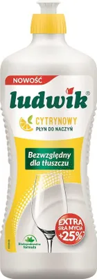 Zdjęcie produktu dla Ludwik płyn do mycia naczyń 900g - cytrynowy