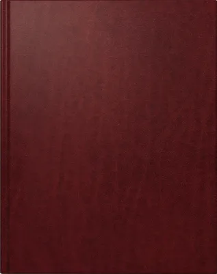 Produktbild von Buchkalender Managerkalender TM 20,5x26cm 1 Woche/2 Seiten Leder weinrot 2027