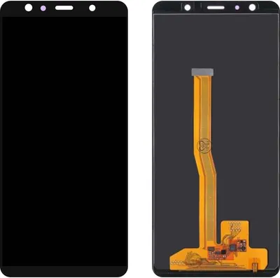 Image de Clappio, écran LCD + unité d'affichage tactile pour Samsung Galaxy A7 2018, Noir