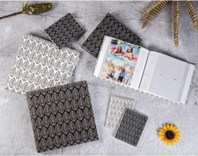 Productafbeelding van Hama La Fleur Jumbo, wit, 30x30 cm, 100 zwarte pagina's, artikelnummer 2220