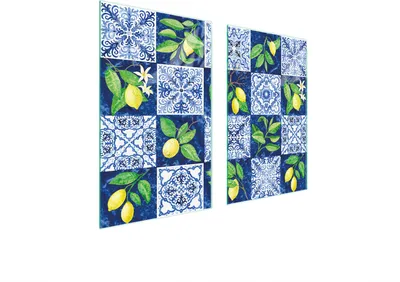 Produktbild von Glasschutzplatte Für Herd 75X52 Mosaik