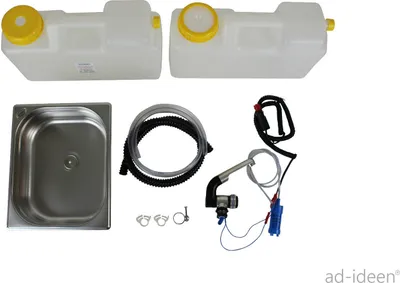 Image de 12V Camping évier kit technique lavabo kit évier 325x265x100 mm T4