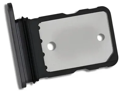 Produktbild von Google Pixel 9a  SIM-Kartenhalter  Original Ersatzteil  Schwarz