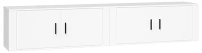 Obrázok produktu pre vidaXL TV nástenné skrinky 2 ks. Biela 100x34,5x40 cm