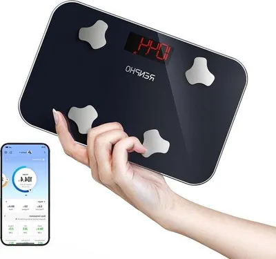 Produktbild von Digitale Körpermasse- und Körperlichkeit-Anzeige - Körpergröße und -zustand - Bluetooth-Display
