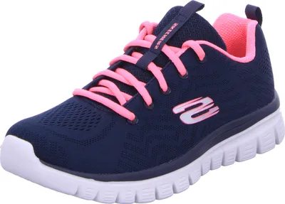 Image de Skechers Graceful - Get Connected - Navy / Pink Polyester Größe : 37 Normal