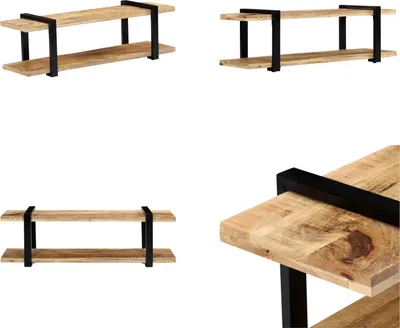 Produktbild von vidaXL TV Schrank 130 x 40 x 40 cm Massivholz Mango - TV-Schrank - TV-Schränke - Fernsehmöbel - TV Möbel