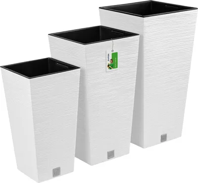 Obrázok produktu pre Kvetináč FURU Square Balcony Box Kvetináč biely