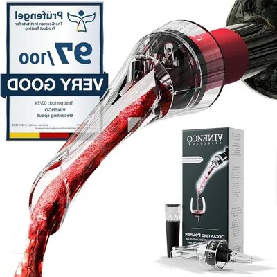 Image de Carafe à vin à double paroi pour vin rouge - Cadeau