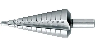 Obrázok produktu pre Formátový stupňovitý vrták univerzálny HSS 30-40,0 mm