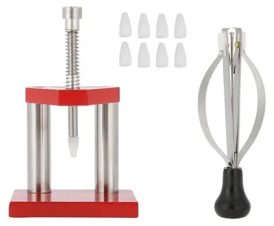 Productafbeelding van Professionele set voor horlogemakers - Handgereedschap - Horlogemakersloep - Set voor horlogereparaties - Duurzaam - Staal - Gereedschap voor horlogereparaties