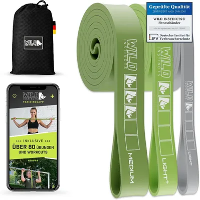 Productafbeelding van Fitnessbanden set van 3, weerstandsbanden voor pull-ups, voor crossfit