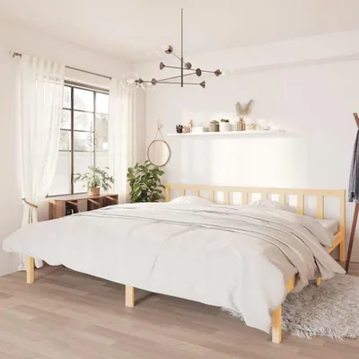 Productafbeelding van Houten bedframe van massief grenenhout
