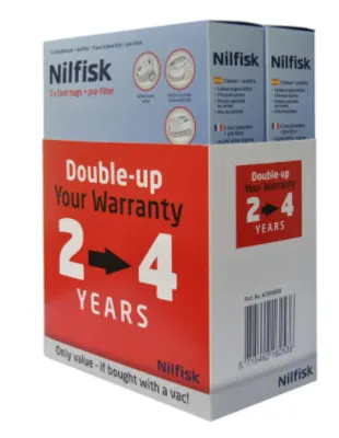 Produktbild von Nilfisk - Staubsauger Beutel Neo Warranty - 10 St+ 2 Filters - 42000600