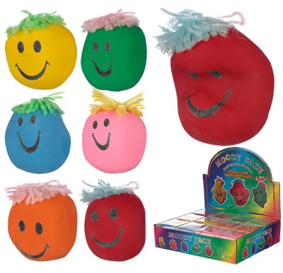 Produktbild von Witziger, quetschbarer Stressball in Form eines Gesichts