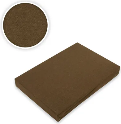 Produktbild von Jersey Spannbettlaken Schokobraun in verschiedenen Grössen 90 - 100 x 200 cm