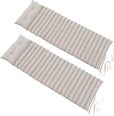 Immagine prodotto di Set di 2 materassi prendisole color talpa 180 cm Red deco 2X SORMIOU TAUPE