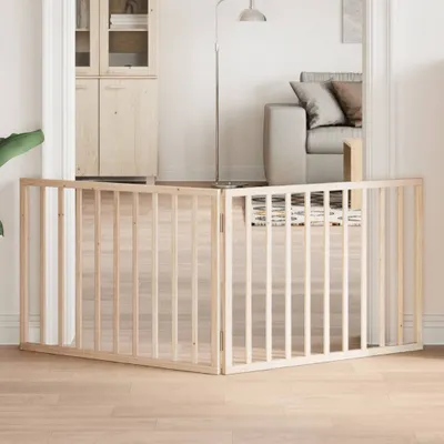 Produktbild von "2026 Aktion"Hundegitter Faltbar 2 Paneele 160 cm Pappelholz GermanyMöbel 78333 - Sonstiges Hundezubehör