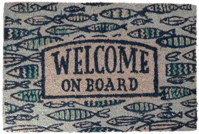 Produktbild von Welcome on Board - Fische Fußmatte