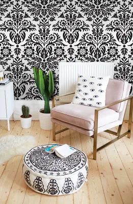 Produktbild von Coloray Fototapete 208x146 cm Latextapete Magicstick - UTENIL DAMAST BLUENAL LARD