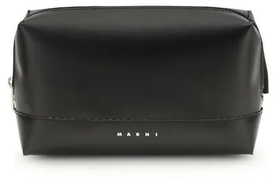 Immagine prodotto di Borsa a tracolla Marni in pelle di vitello nera, modello MUMQ0024A0P5769_00N99