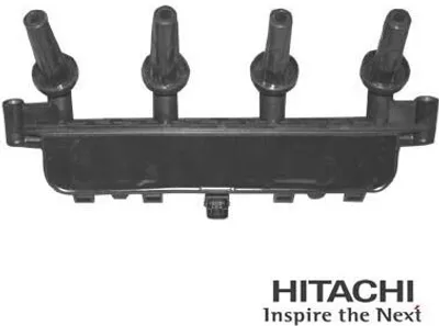 Produktbild von HITACHI 2503817 Zündspule passend für PEUGEOT 206 Schrägheck (2A/C) 307 (3A/C) für CITROËN C3 I Schrägheck (FC, FN)