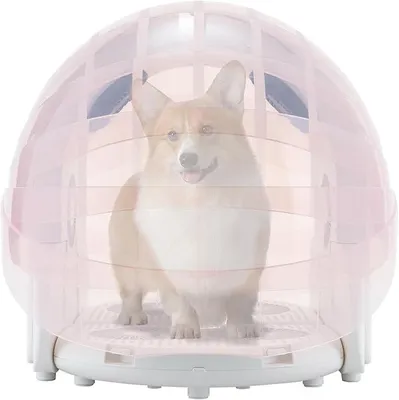 Produktbild von Automatische Haustiertrockenbox Leiser Trocknungsbox 360°-Trocknung Faltbar und Tragbare Temperatur Einstellbar Pet Dryer für Haustiere & Katzen Hunde