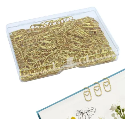 Produktbild von Metallische, herzförmige Büroklammern, 200 Stück