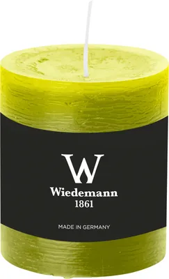 Produktbild von Wiedemann Marble Rustik Kerzen, Stumpenkerzen,  Apfelgrün 80 x Ø 68 mm