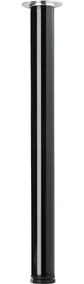 Produktbild von TS001 710/60 mm Hochglanzschwarz Verstellbares Tischbein