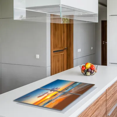 Imagen del producto de Placa de vidrio protectora para cocina, 2 x 40 x 52 cm, marca Sea