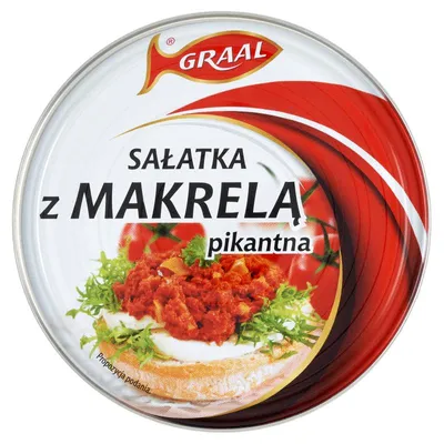 Productafbeelding van GRAAL, pittige salade met makreel, 300 gram