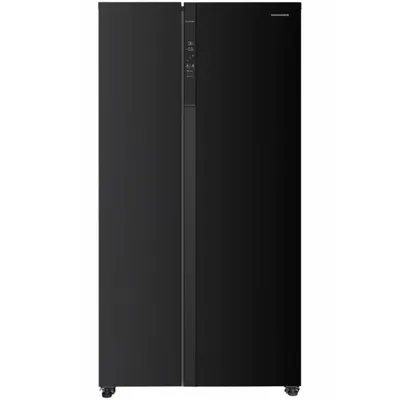Obrázok produktu pre Heinner HSBS-HM532NFBKE++, Voľne stojaci, Americké dvere, Čierna, 2 dvere/dverí, Dotyk, LED