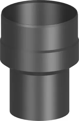 Produktbild von Ofenrohr Erweiterung - Ø 130 mm auf Ø 180 mm - schwarz