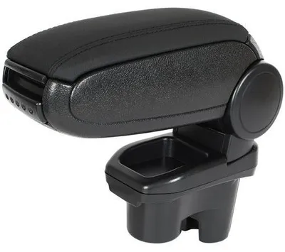 Für Peugeot 301 / Citroen C-Elysse 2012- Mittelarmlehne KLAPPBAR Leder Schwarz in der Farbe Schwarz von GOLDCAR