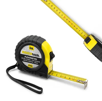 Productafbeelding van PARENCE. Meetlint, 5 meter x 18 mm – Meetlint met automatische vergrendeling en intrekmechanisme