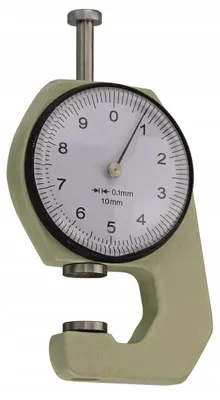 Image de Gimex Micromètre d'épaisseur à cadran 0-10 mm précision 0.1 mm