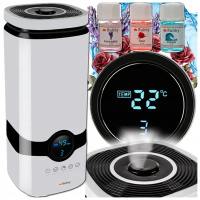 Produktbild von Ultraschall-Luftbefeuchter 4 l mit Ionisation, Aromatherapie und Fernbedienung