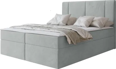 Produktbild von MIRJAN24 Boxspringbett mit zwei Bettkästen Michelle, Schlafzimmer, Dopellbett mit Topper (Farbe: Manila 14, Größe: 180x200 cm)