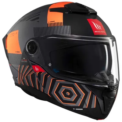 Image de Mt Helmets Atom 2 Sv Strange Casque modulaire Noir L Noir L