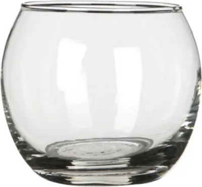 Produktbild von Windlicht Glas klar Kugel H6,5cm Ø8cm Ballglas Kugelglas Teelichtglas Teelichthalter