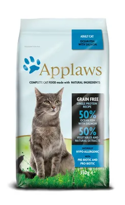 Produktbild von Applaws Cat Trockenfutter 350g | Seefisch & Lachs