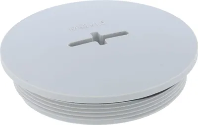 Immagine prodotto di Tappo cieco WISKA M63x1,5 KBR-M63 rotondo con intaglio a croce incl. O-ring poliammide (PA) lunghezza filettatura 12,0 mm - 1 pezzo