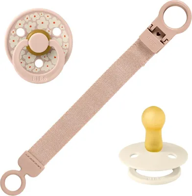 Immagine prodotto di Set regalo Bibs da 3 pezzi con 2 ciucci in lattice