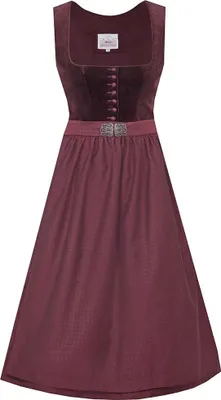 Produktbild von Dirndl Osterhofen 65cm Länge bordeaux 46