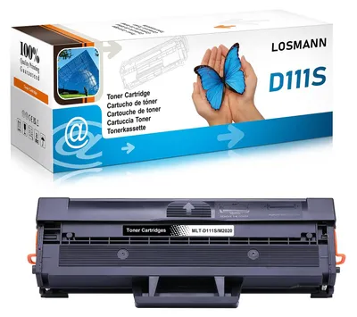 Immagine prodotto di LOSMANN, 1 cartuccia di toner compatibile per Samsung MLT-D111S D111L, compatibile con i modelli Samsung Xpress M2020, M2020W, M2021, M2021W, M2022, M2022W, M2026, M2026W, M2070, M2070F, M2070FW, M2070W, M2071FH, M2071FW, M2071HW, M2071 W, M2078, M2078F
