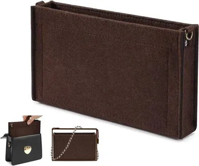 Produktbild von Famanu Handtaschen Organizer mit Reißverschluss - Braun, L