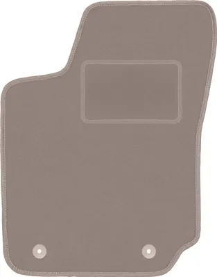 Produktbild von Fahrerfußmatte Velours beige passend für Opel Tigra A (1994-2002, Coupe) – mit Befestigungen – passgenau