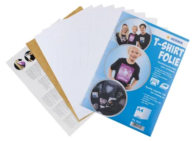Zdjęcie produktu dla Herma Folia do koszulek A4 do ciemnych i czarnych tekstyliów 10 arkuszy 4527