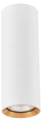 Zdjęcie produktu dla Reflektor spot Manacor biało-złoty 1xGU10x50W metal wym:17x6x6cm IP20 Light Prestige